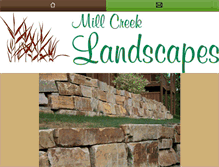 Tablet Screenshot of millcreek-landscapes.com